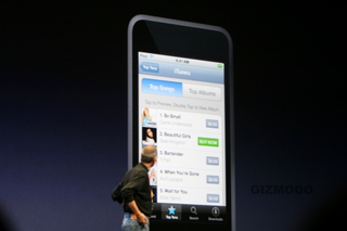 Illustration for article titled iTunes Wi-Fi Music Store for iPod Touch Includes All Songs from iTMS